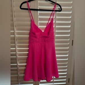 DO+BE Hot Pink Strappy Dress